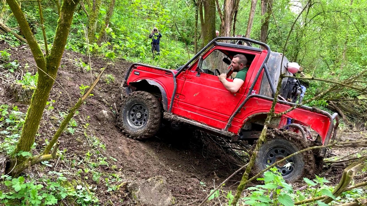 Off-Road 4x4 ► Il met à l'épreuve son proto Suzuki Samurai rallongé 🤜 Le Cateau 2023