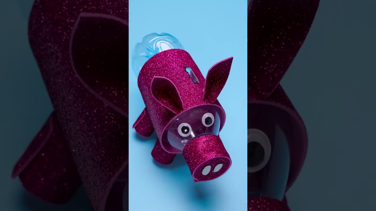 🐷 Piggy Bank Coming to Save the Coins! Easy Craft to Teach Kids Saving 💰✂️