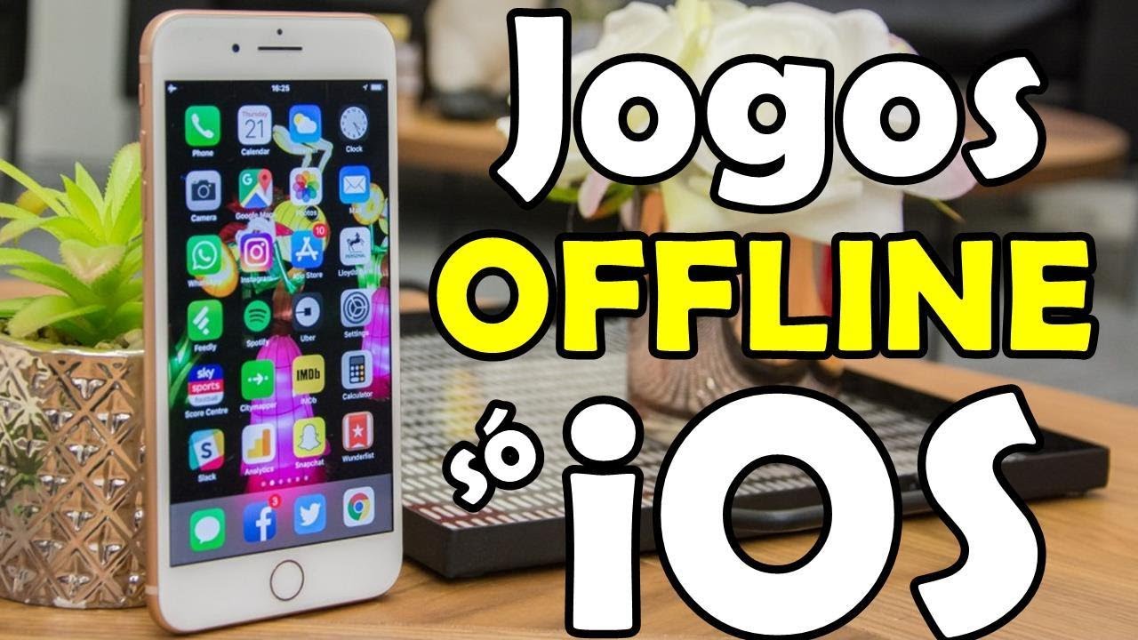 100 JOGOS OFFLINE para iOS (iPhone e iPad)