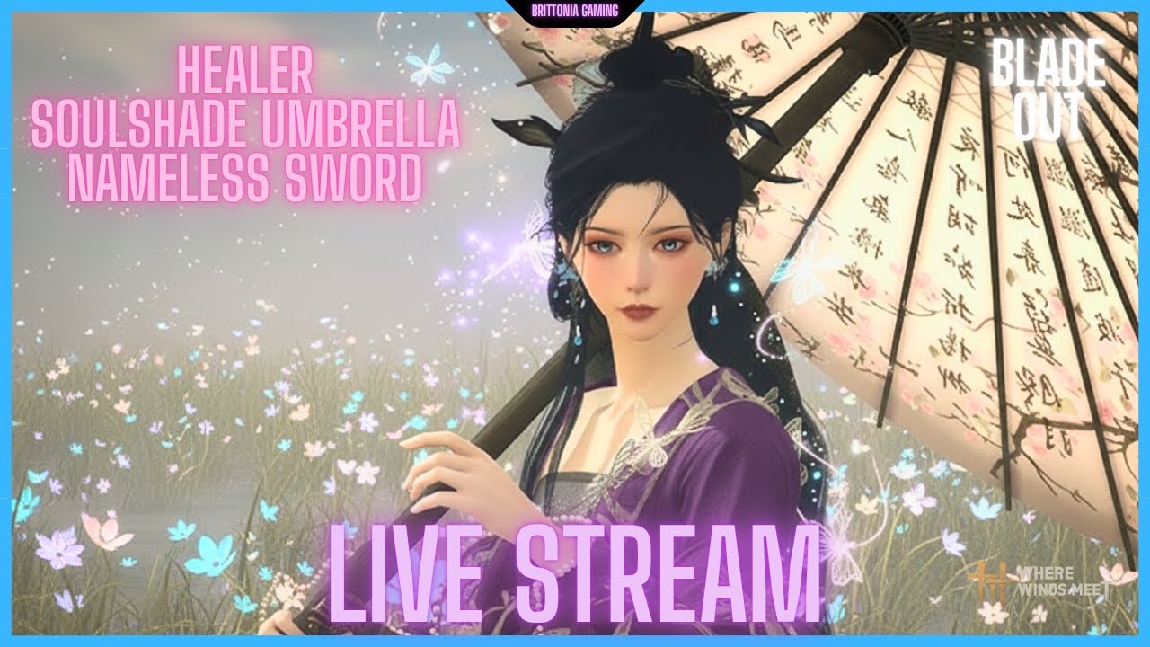 Healer Leveling! ⚔️ Panacea Fan & Nameless Sword - First Look & Learning the Ropes