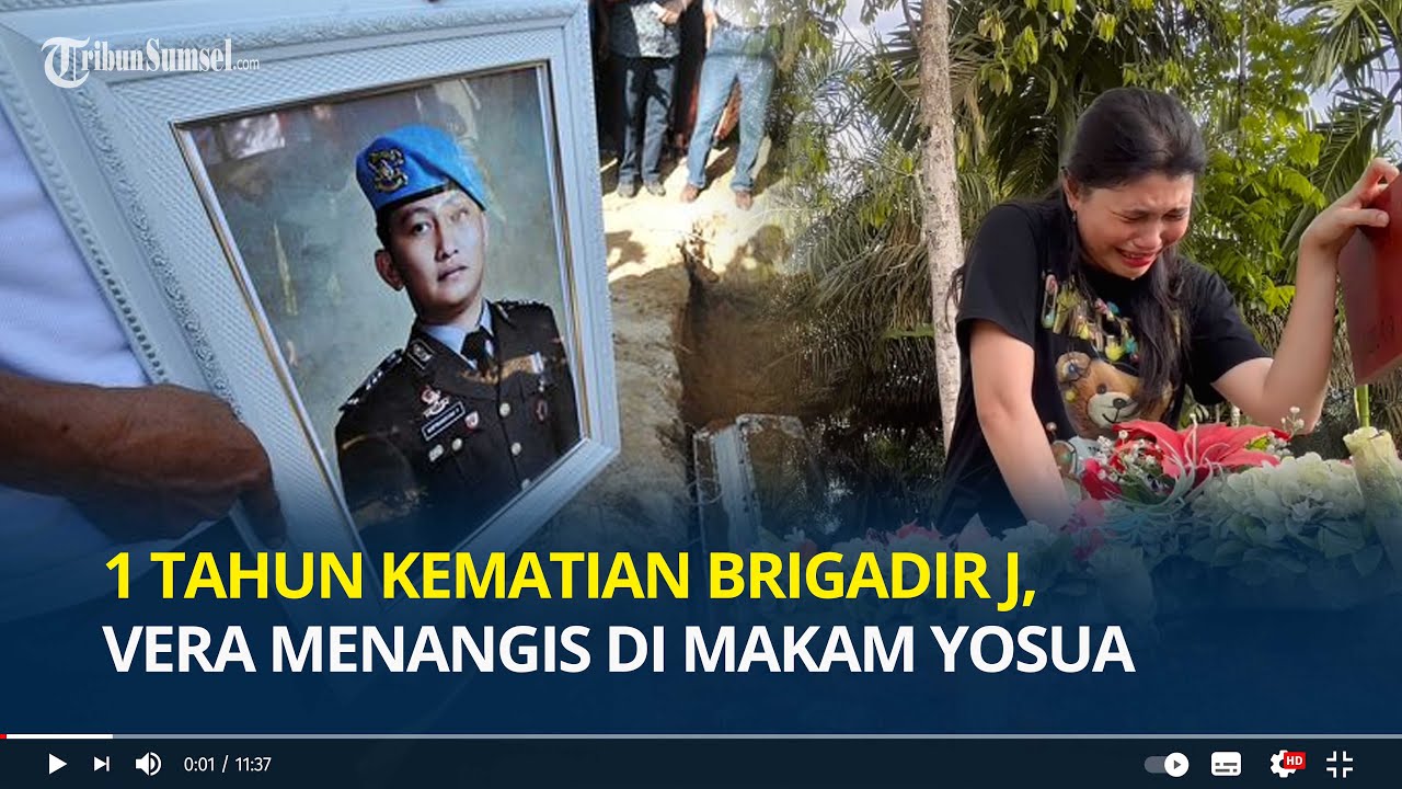 Mengenang 1 Tahun Kematian Brigadir J, Vera Simanjuntak Menangis di Makam Yosua, Ungkap Hati Hancur
