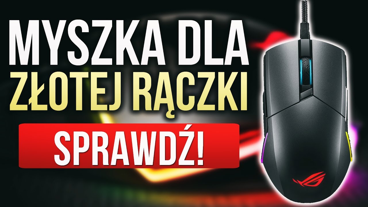 Tę Myszkę Naprawisz Sam🔨! TEST ASUS ROG Pugio!