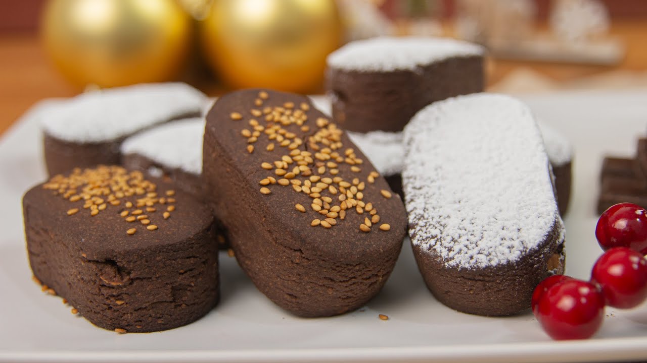 Polvorones Caseros de Chocolate con Almendra