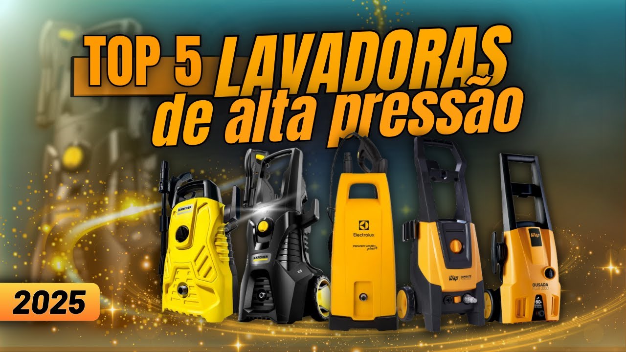✅ QUAL É A MELHOR LAVADORA DE ALTA PRESSÃO TOP 5 Análise Melhor Custo x Benefício!