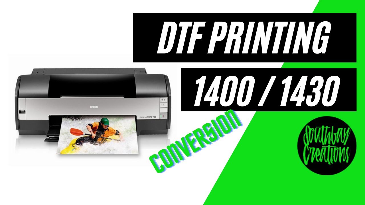 Epson Stylus 1400 DTF Conversion and External Waste Tank Installation
