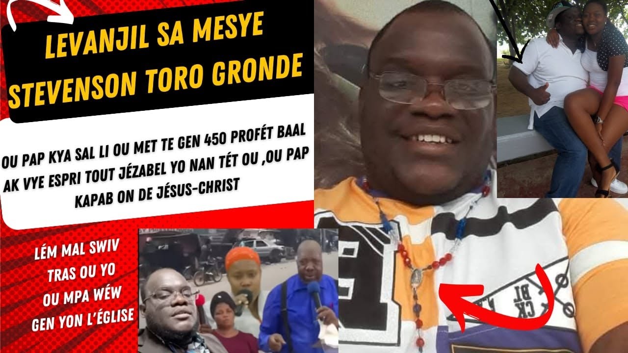 😈Me kiyès pasteur Steevenson Condé(alias gronde)ye ,li konprann li ka kraponen Moun, #1kapôtre amel👍