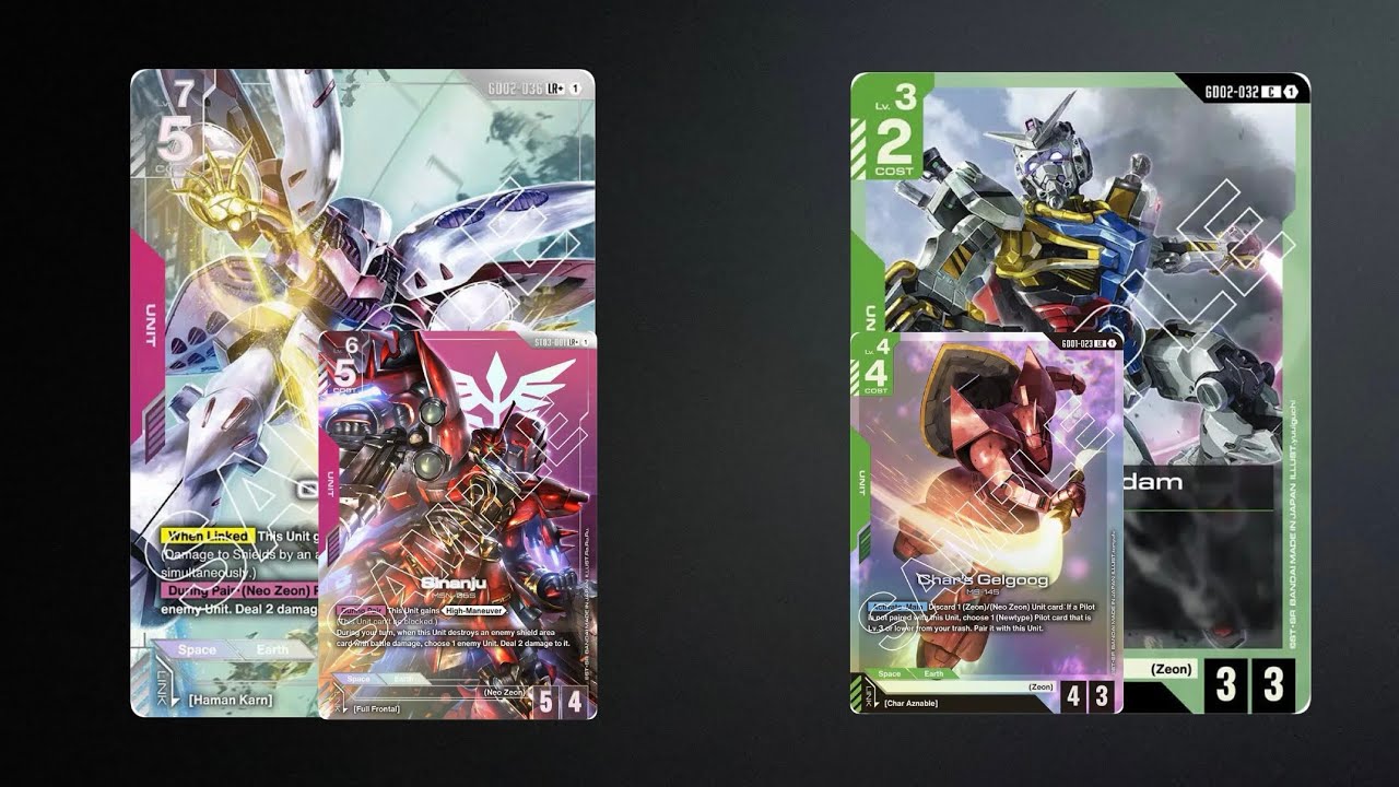 GD02 Gundam Card Game Locals Final Round R/W Quebely Ping vs G/W Zeon 