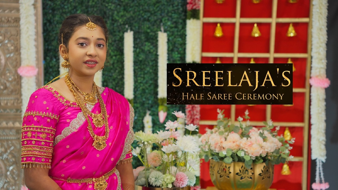 Sreelaja Half Saree Ceremony 2026 in Georgia, USA