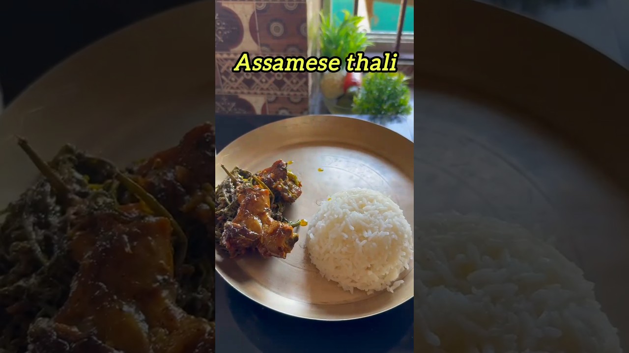 Assamese thali #assam #northeastindia #thali #assamese