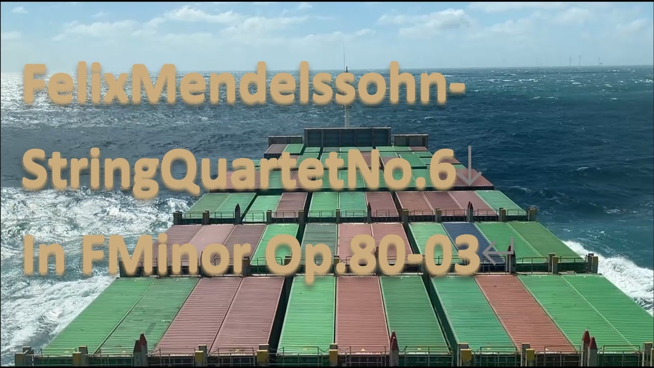 FelixMendelssohn-StringQuartetNo.6InFMinorOp.80-03 #sleepmusic  #workmusic #relaxing