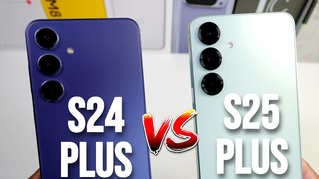 Samsung Galaxy S24 Plus против Samsung Galaxy S25 Plus! (Сравнение камер, COD, дисплея и скорости)