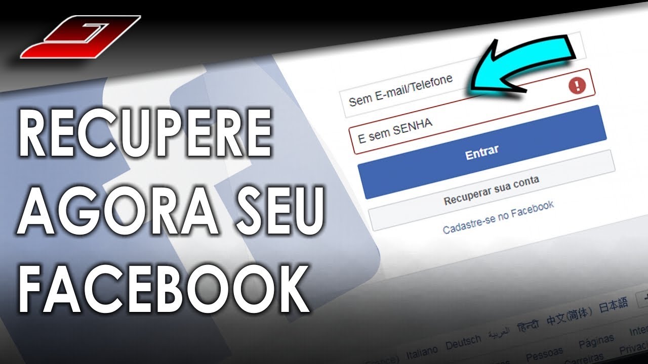 Como recuperar conta do Facebook sem ter E-Mail, Telefone nem Senha (NOVO MÉTODO) | Guajenet