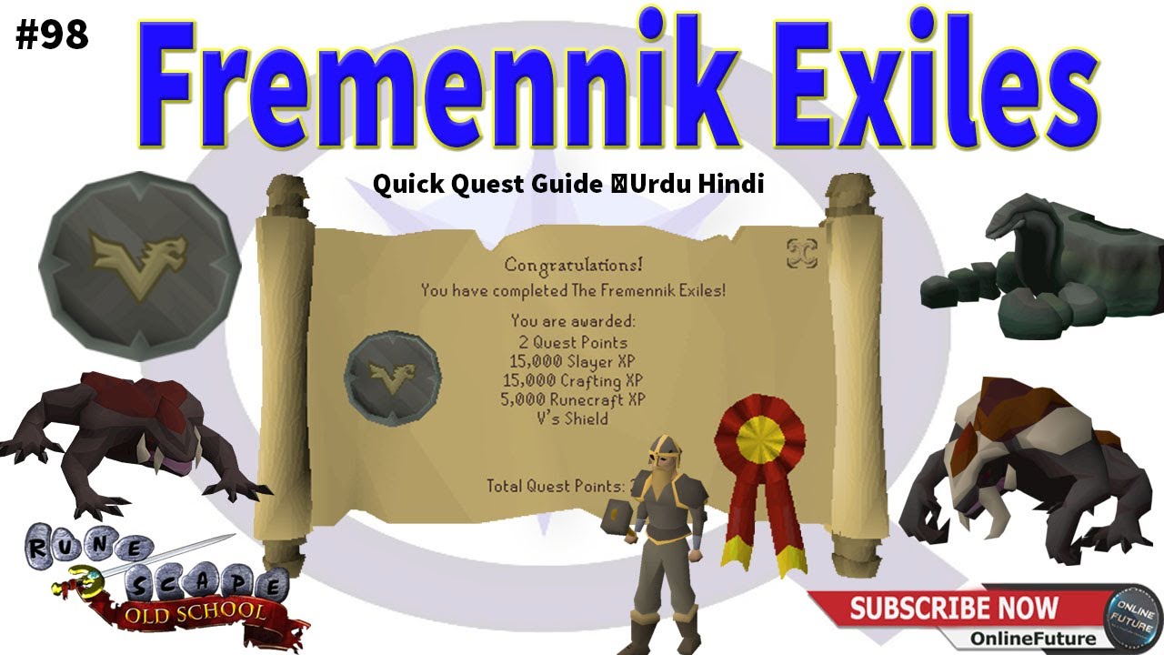 OSRS│How To Complete The Fremennik Exiles Quest 2021│Urdu Hindi