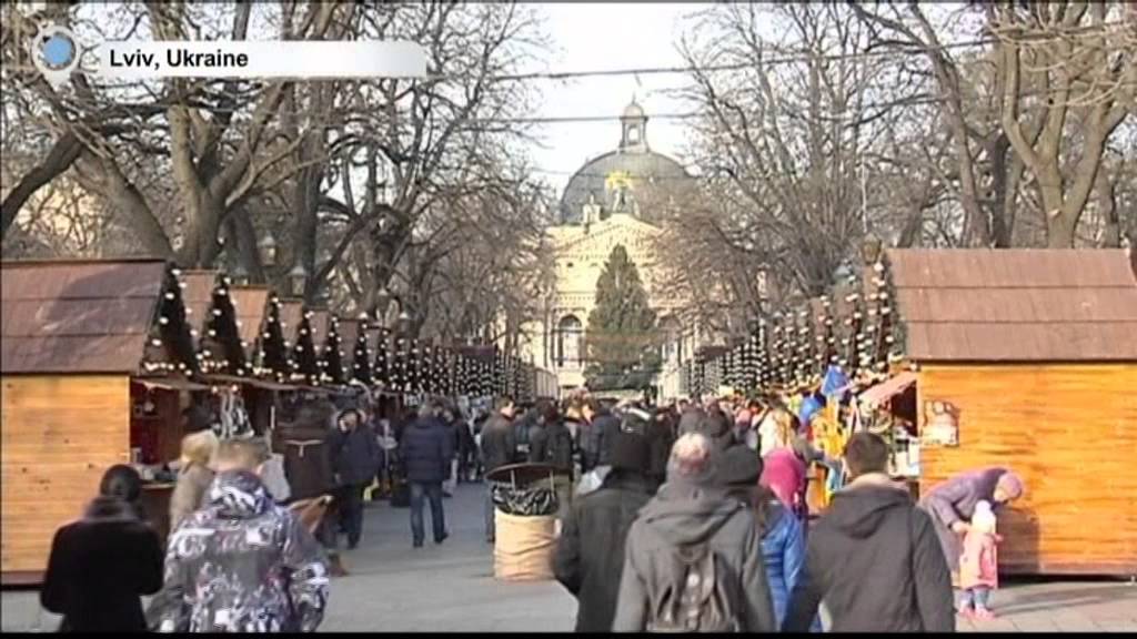 Ukrainian Kids Visit St. Nicholas: Festive season underway in West Ukrainian capital Lviv