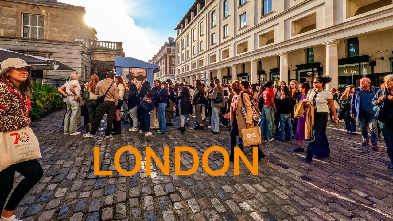 London West End  Autumn 🍂 Walking Tour [ 4K ]