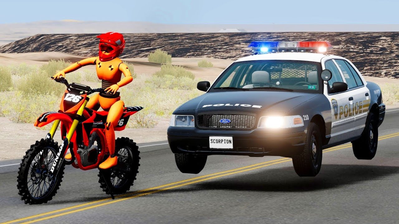 Epic Police Takedowns - BeamNG Drive #10 | SmashLab