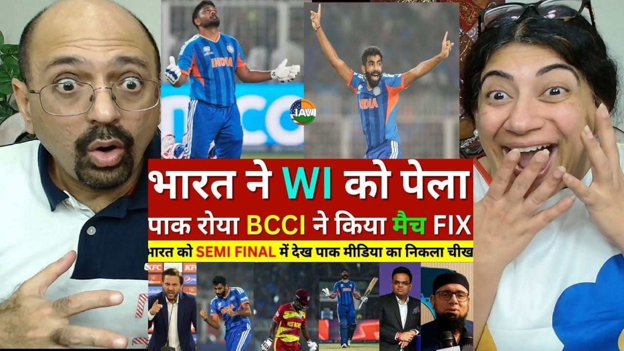 Ind Beat WI Team & Reach T20 WC Semi Final 🔥Saqlain Mushtaq Shocked 😝 , Sanju 97❤️