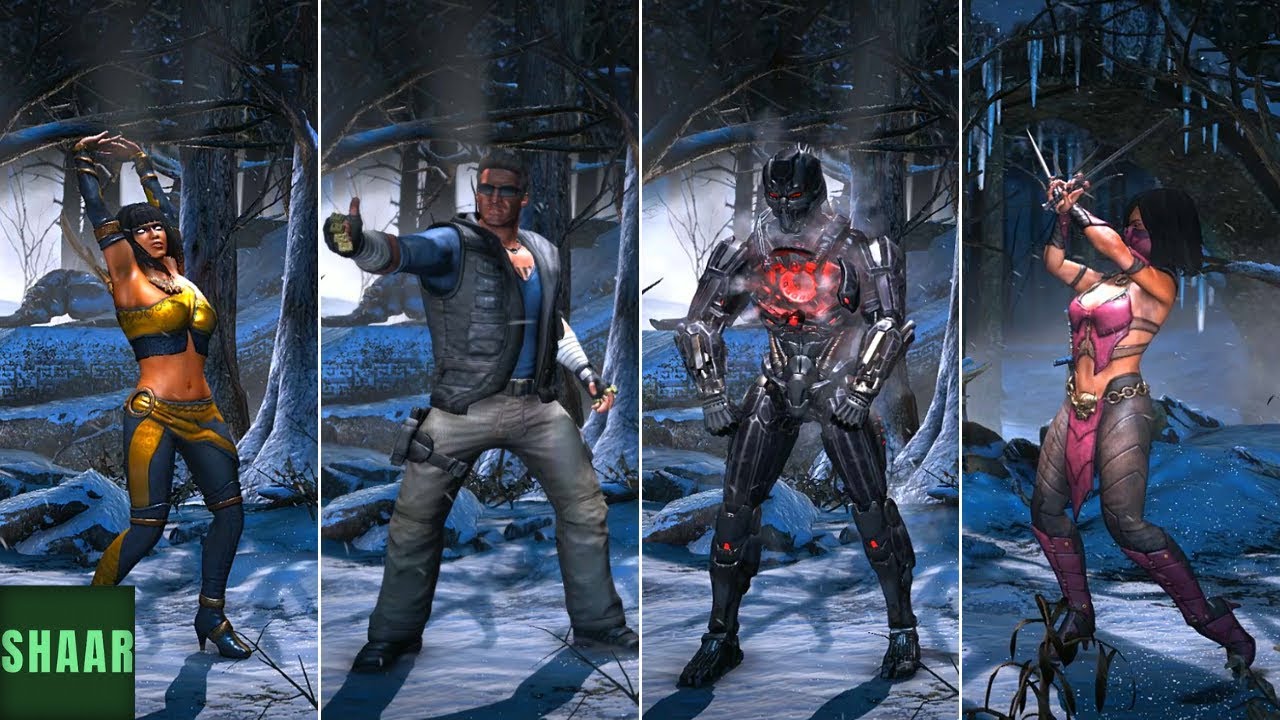 Mortal Kombat XL  - All Characters Idle Animations