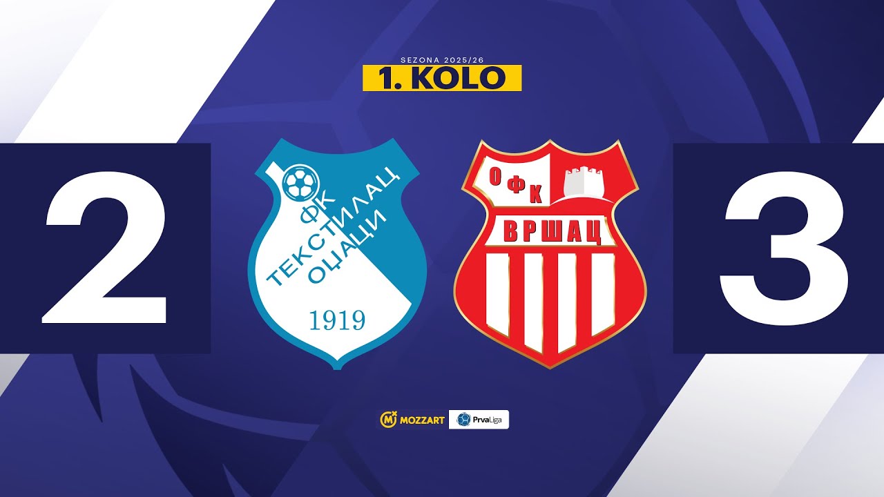 MBPLS 2025/26 - 1.Kolo: TEKSTILAC – OFK VRŠAC 2:3 (1:1)