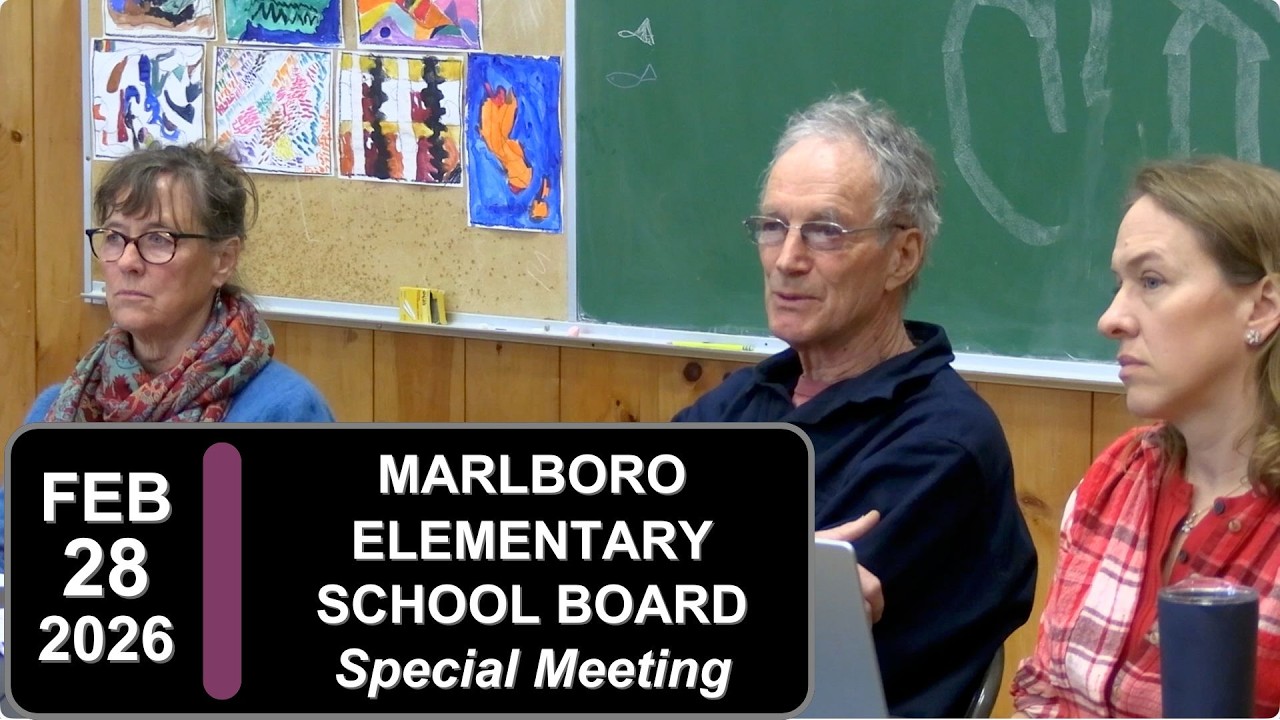 Marlboro Schoolboard Special Mtg 2/28/26