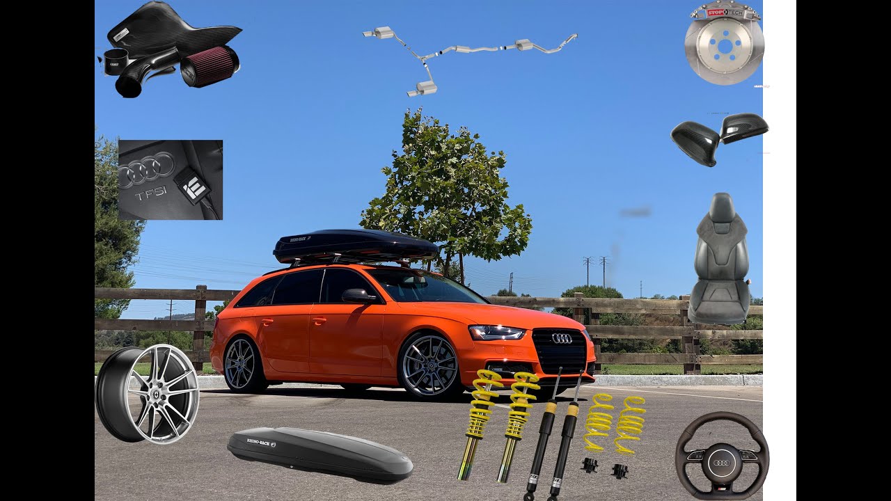 A4 AVANT FACELIFT  WALK AROUND AND MODS.