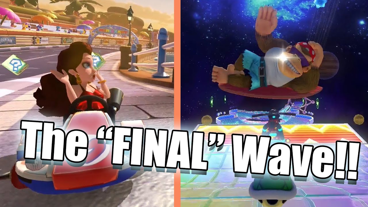 PLAYING MARIO KART 8 DELUXE WAVE 6 DLC!!!