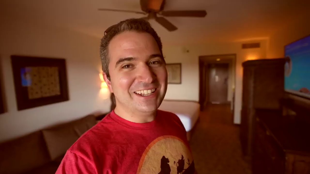 Michael Getting Those Gains at Animal Kingdom Lodge