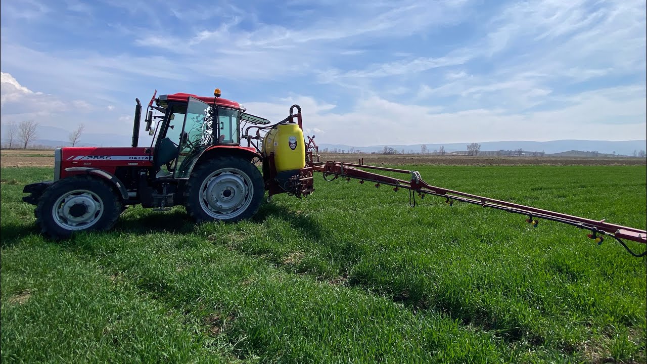 BUĞDAYLARA İLAÇ ZAMANI // OT İLACI // HATTAT 285S