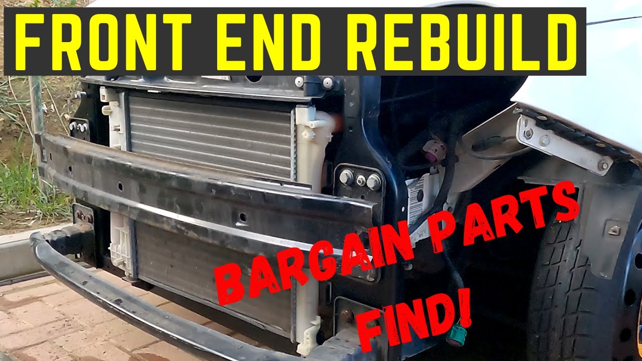 Rebuilding a Copart Car - Fiat 500 - Episode 2 - Front End Is Being Installed