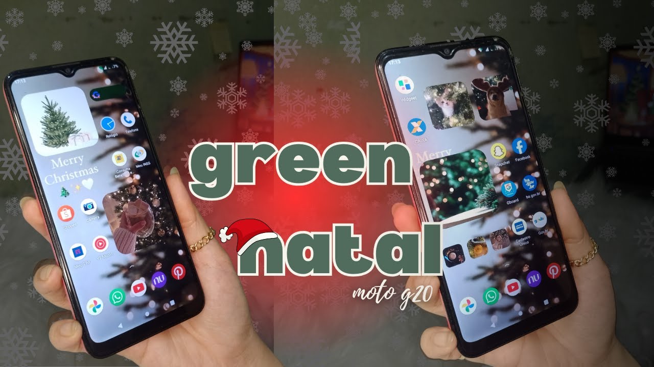 COMO DEIXAR SEU CELULAR COM O CLIMA NATALINO 🎄
