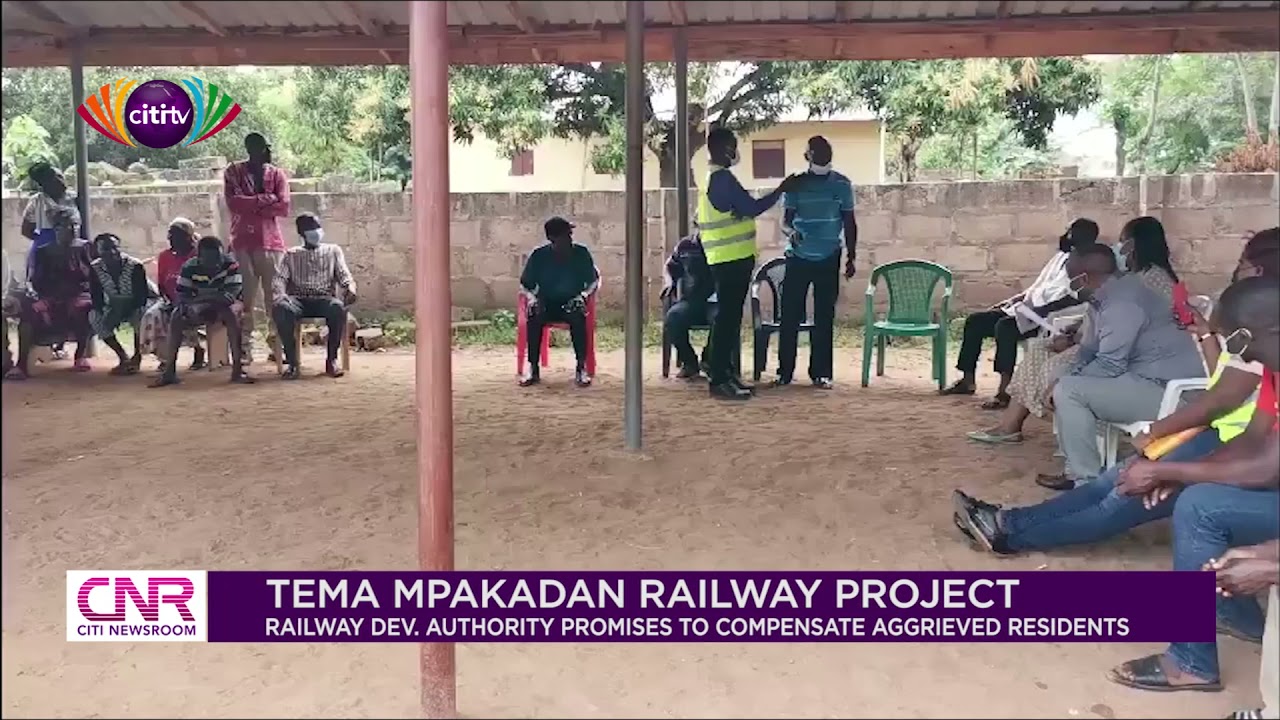 Railway Devt Auth. promises compensation for Mpakadan residents affected by Tema-Mpakadan project