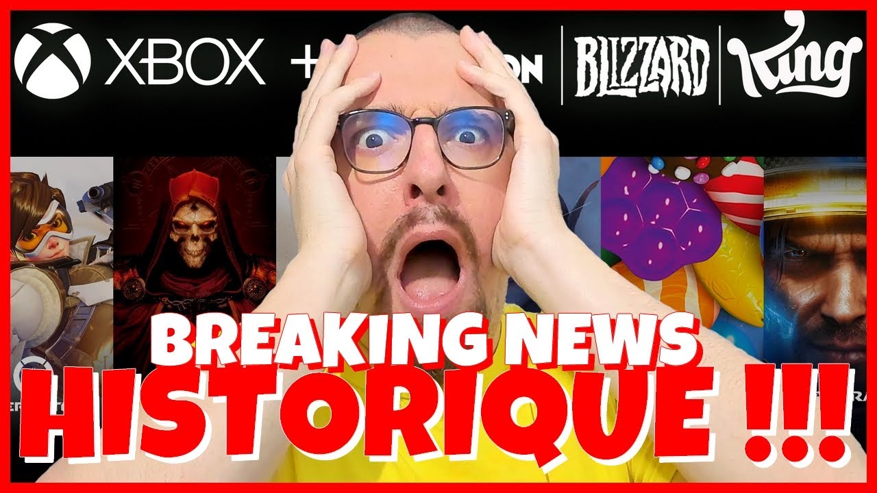HISTORIQUE !😱😱😱 MICROSOFT annonce le RACHAT D'ACTIVISION BLIZZARD ! PRESQUE 70 MILLIARDS !!🔥🔥🔥
