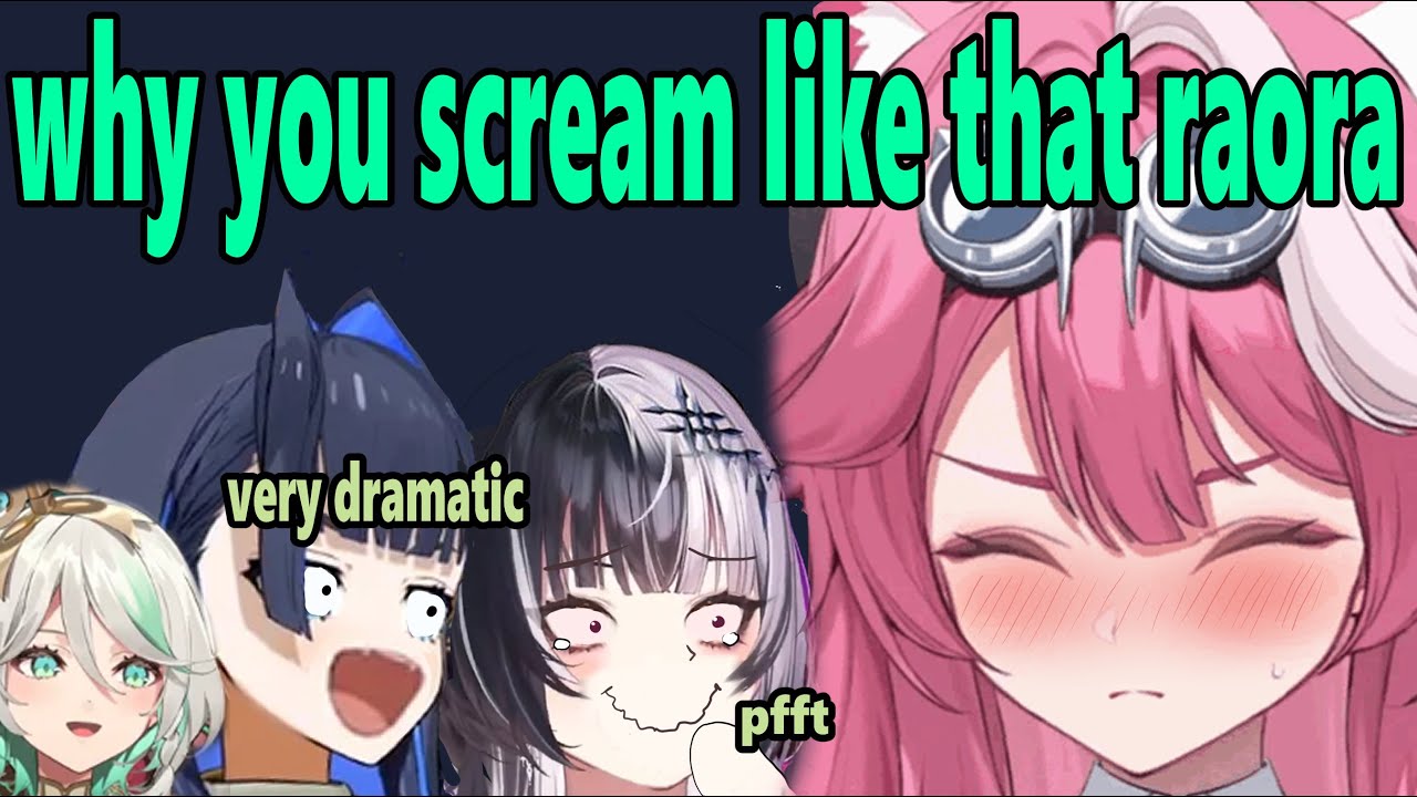 Raora died dramatically which made Shiori laugh out loud