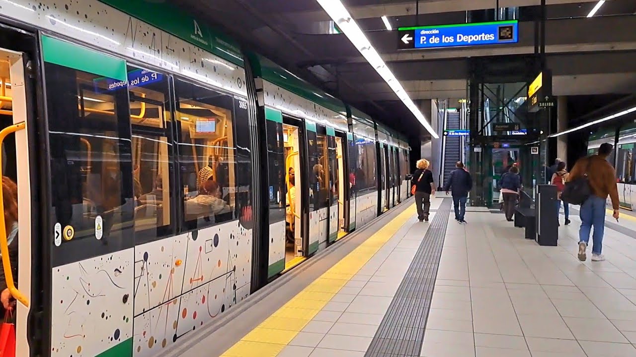Línea 2 metro de Málaga: El Perchel - El Torcal | CAF Urbos 3