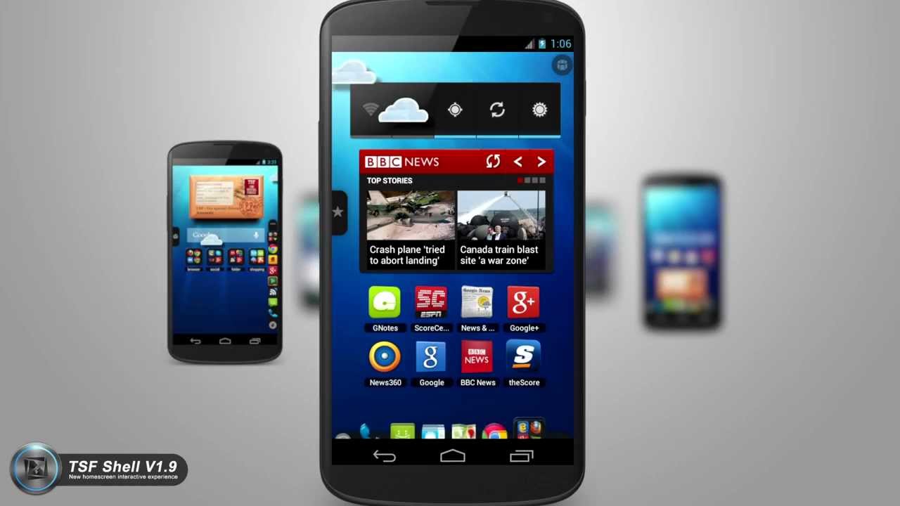 Brand-new 3D launcher - TSF Shell