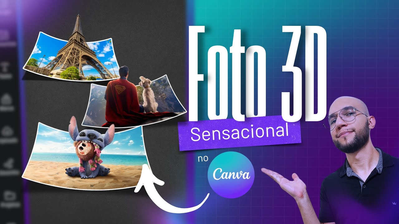 Essa Foto Vai Sair da Tela! Efeito 3D no Canva Que Impressiona