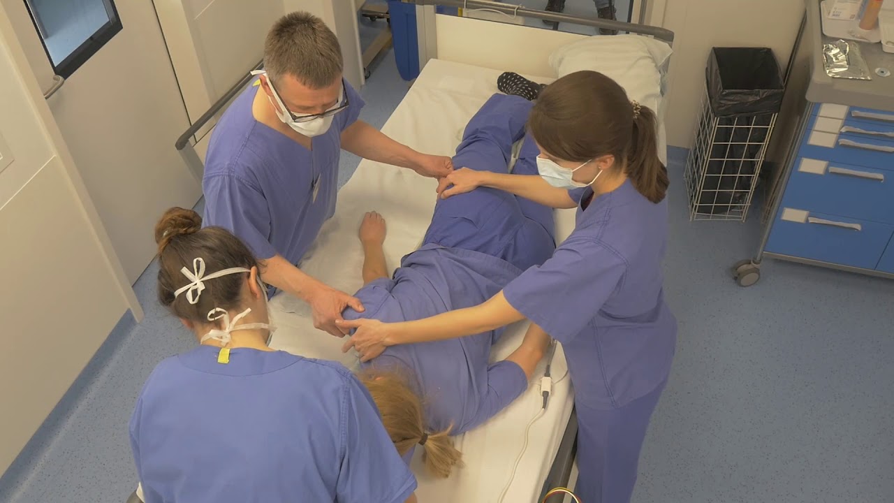 Lehrvideo: Bauch-Umlagerung | Simulationszentrum Mainz