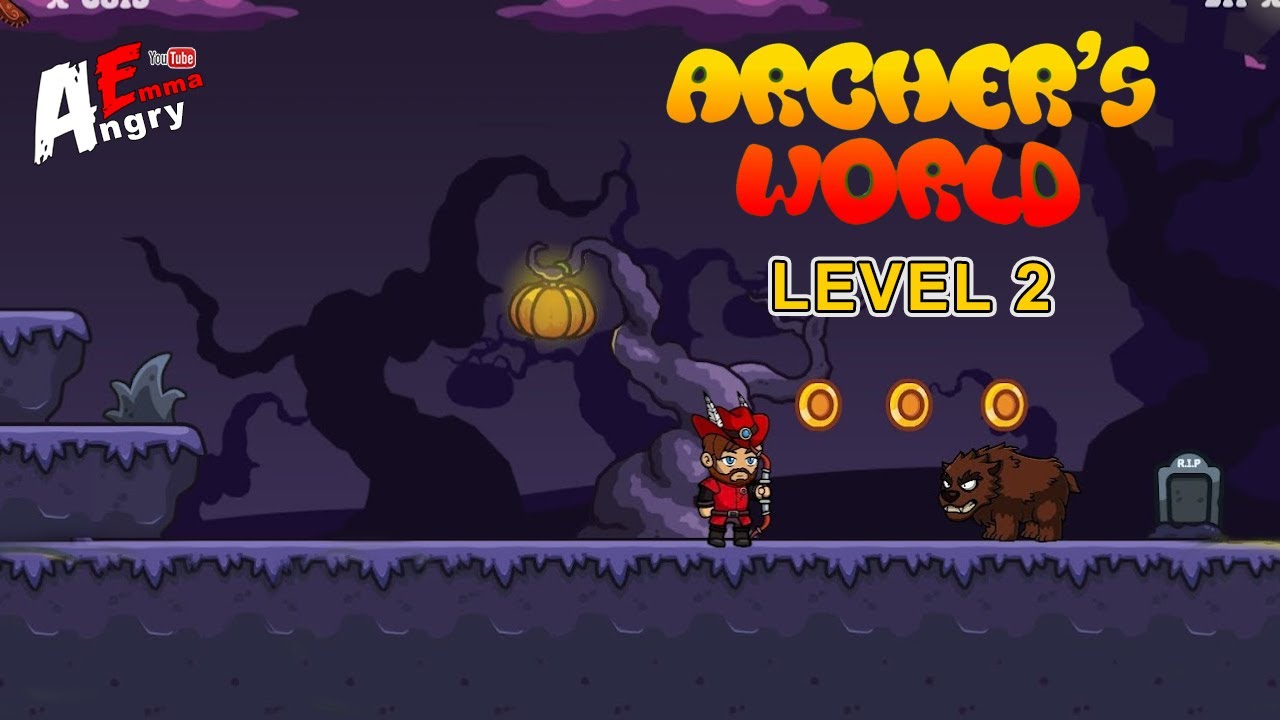 Archer's World - Level 2 / Gameplay Walkthrough (Android, iOS)