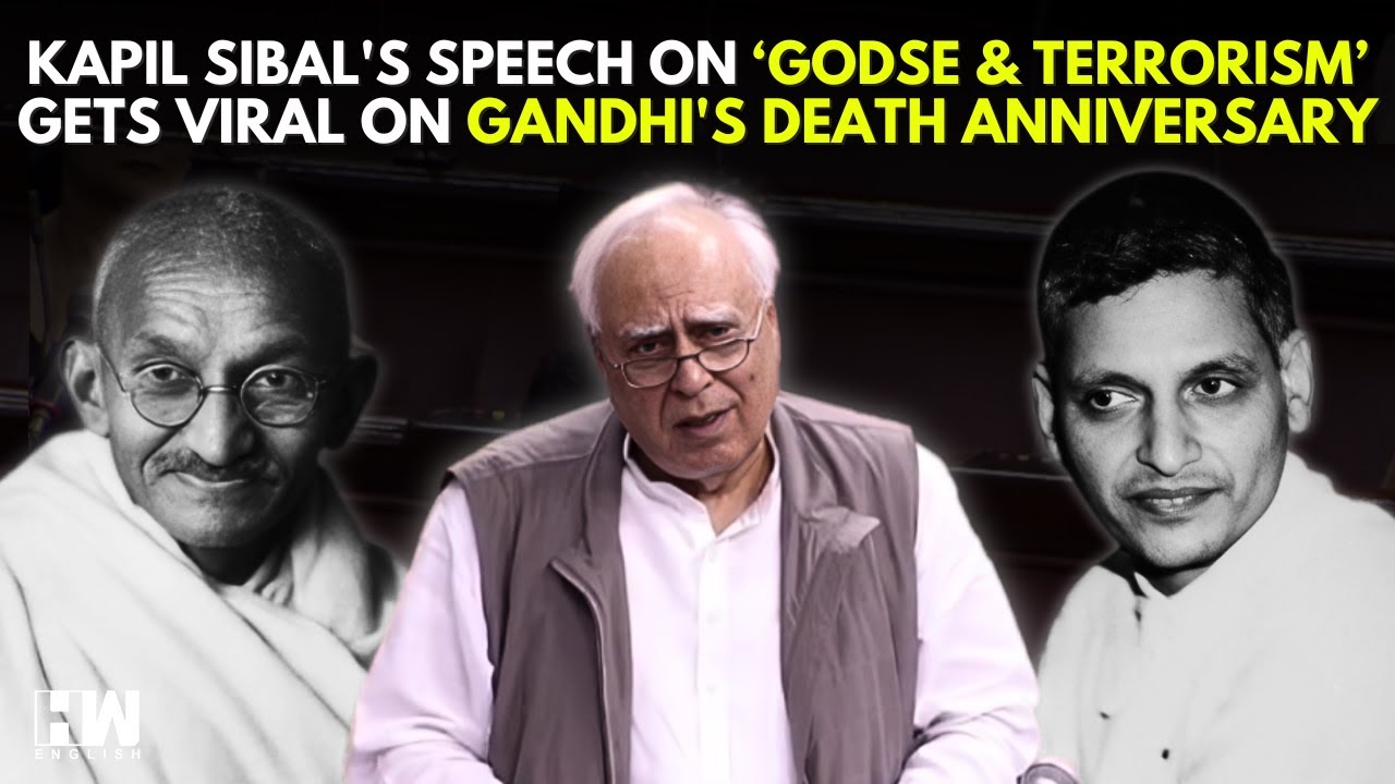 WATCH: On Mahatma Gandhi's Death Anniversary, Kapil Sibal's Speech On 'Godse & Terrorism' Gets Viral