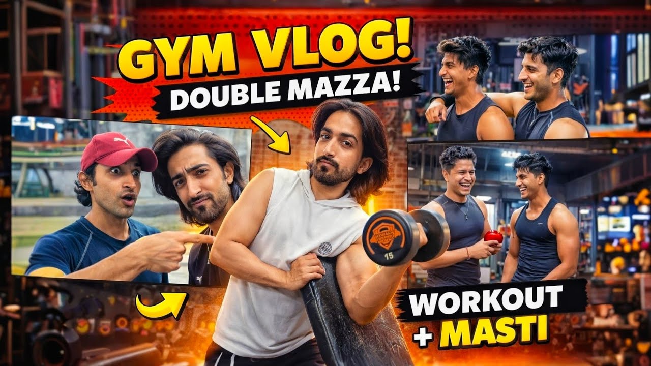 Ye Workout Try Mat Karna 😳 | Gym Vlog Gone Crazy 🔥