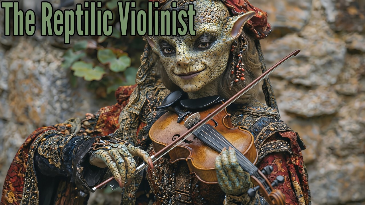 The Haunting Green Violinist.