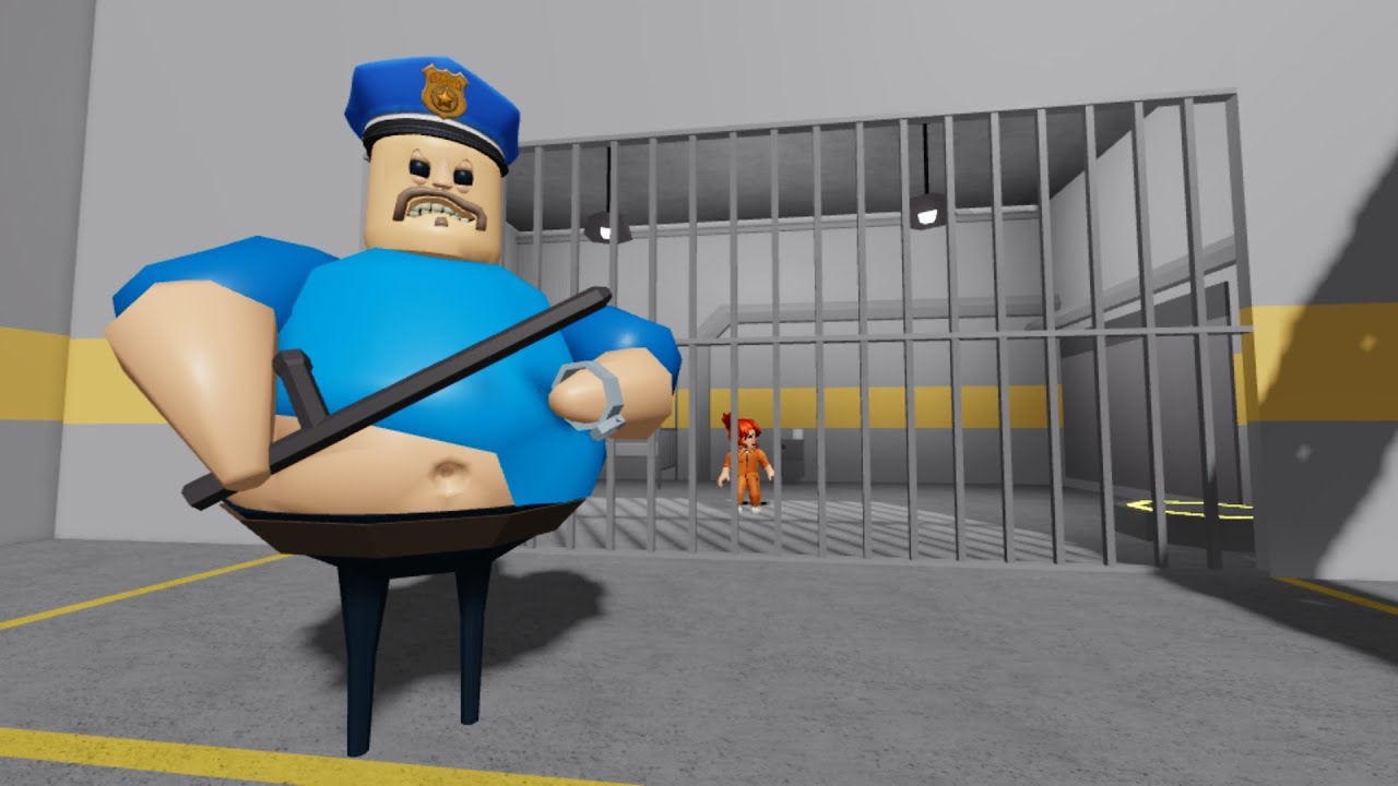 I ESCAPED BARRY’S PRISON RUN IN ROBLOX! 😱 (OBBY) #roblox #scaryobby