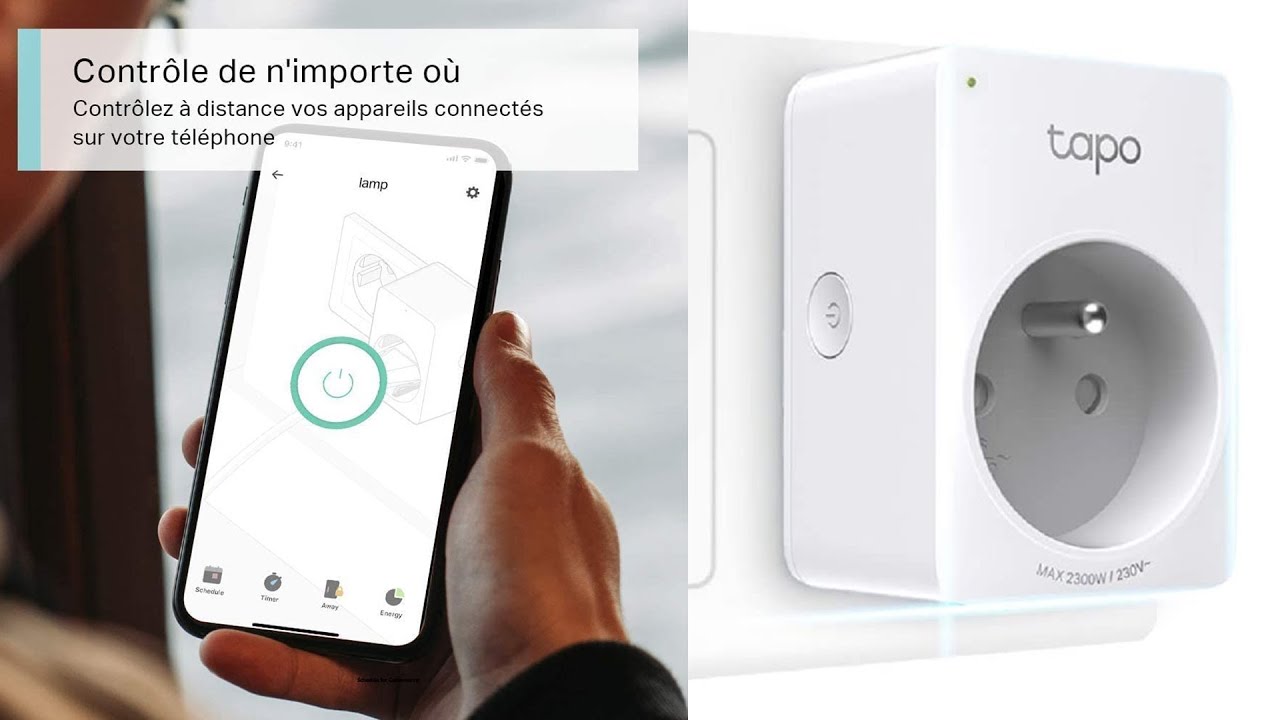 Prise connectée Tapo P100 à moins de 10€ ! (TP-LINK).