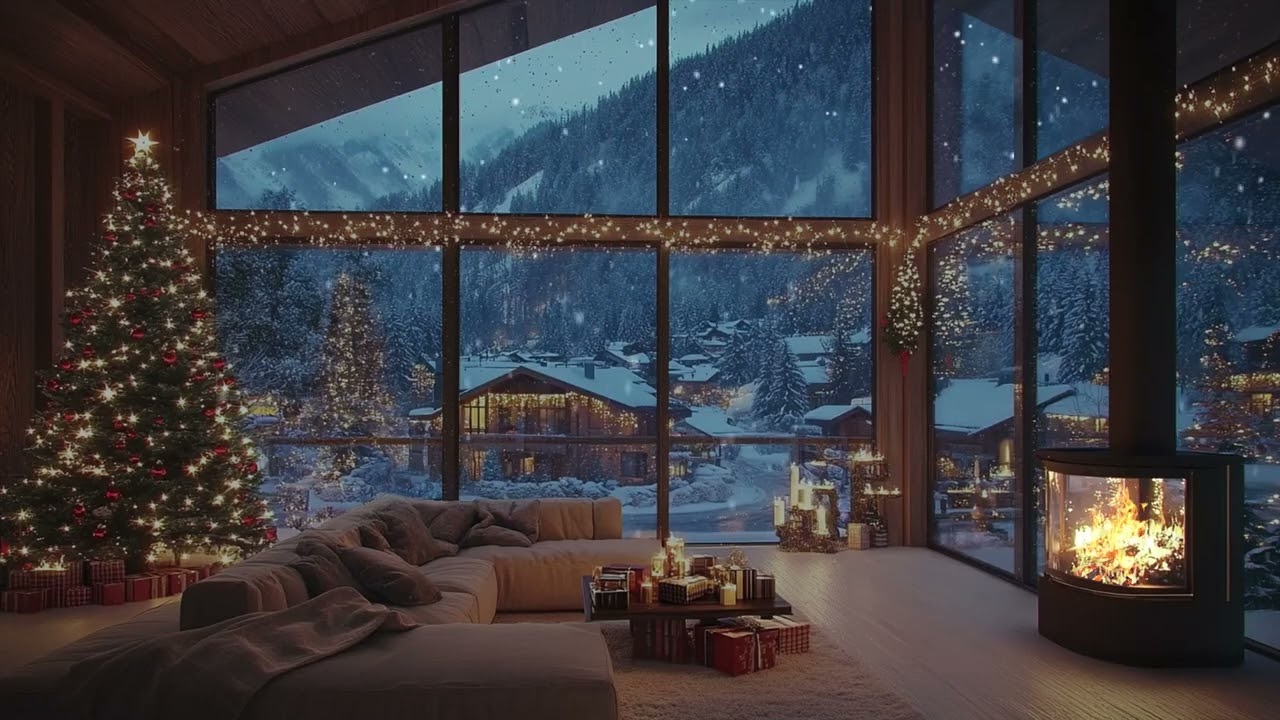 Sleepless Moments in Pale Winter | Soft Snow and Distant Piano for Peaceful Sleep