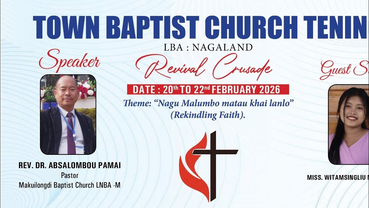 Town Baptist Church Tening || Revival Crusade || speaker Rev. Dr. Absolombou Pamai 