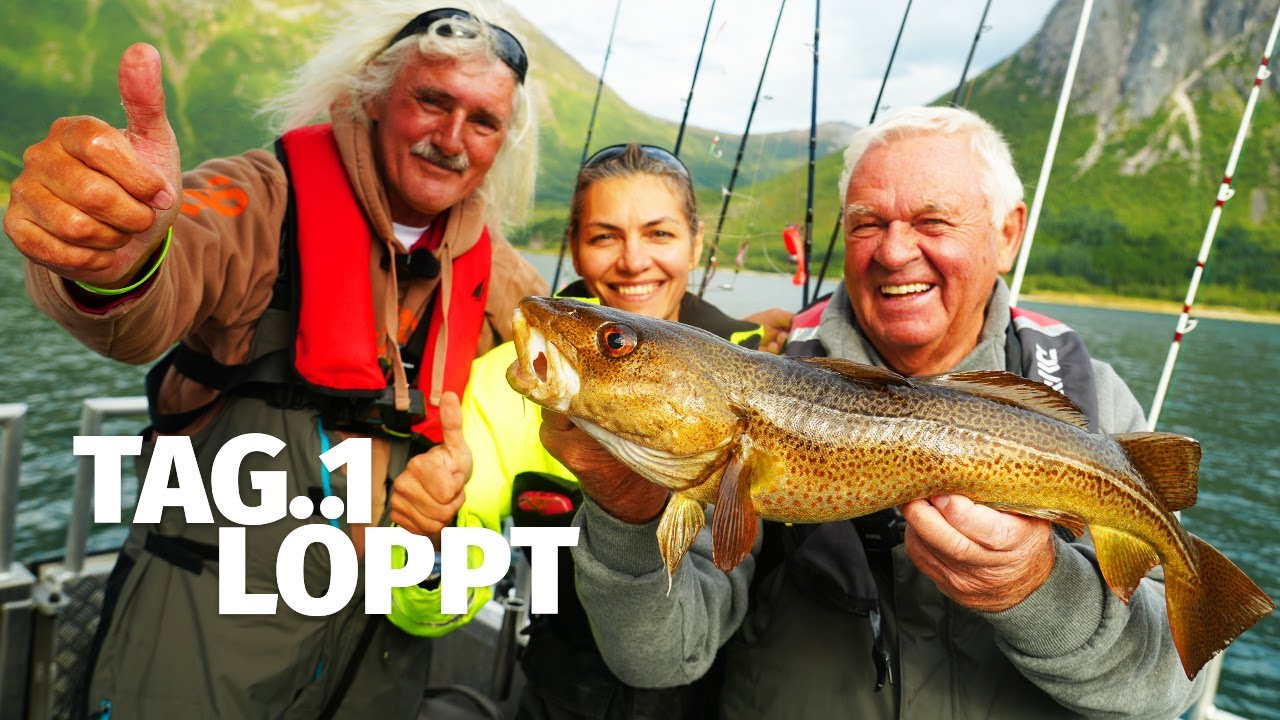 Das 1. MAL ANGELN in NORWEGEN - JÖRG OVENS & HORST HENNINGS in der TJONGSFJORD LODGE