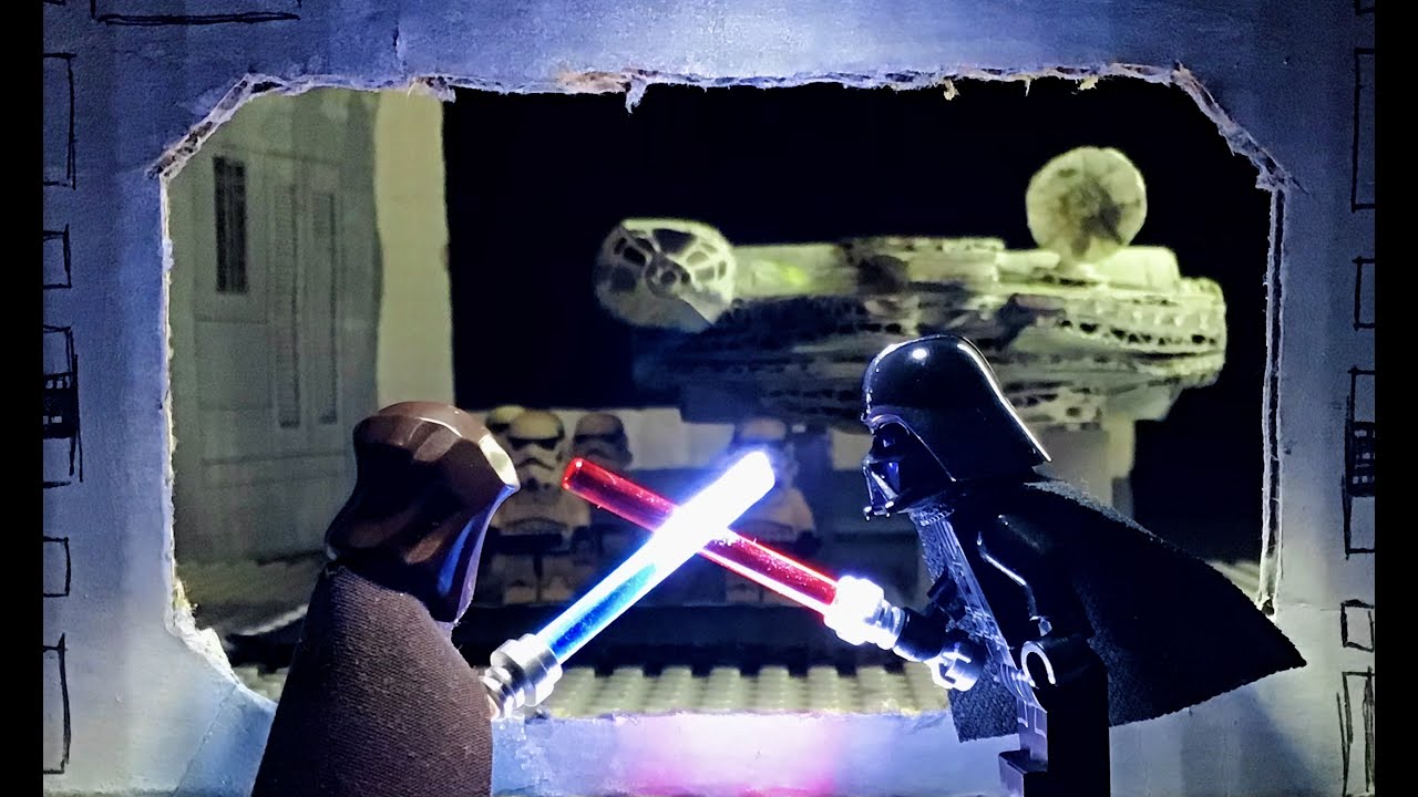 Obi-Wan vs Darth Vader Lego | Star Wars: A New Hope.