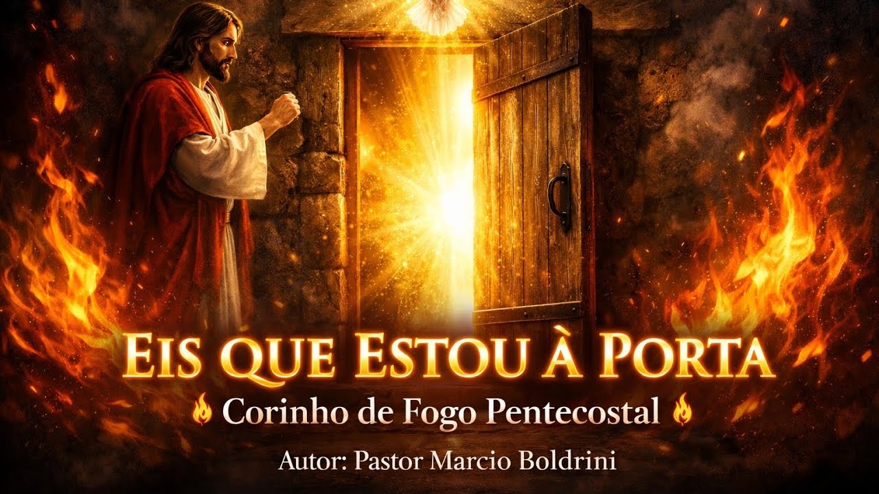EIS QUE ESTOU A PORTA/CORINHO DE FOGO PENTECOSTAL/PASTOR MARCIO BOLDRINI/MINISTÉRIO AVIVAMENTO 