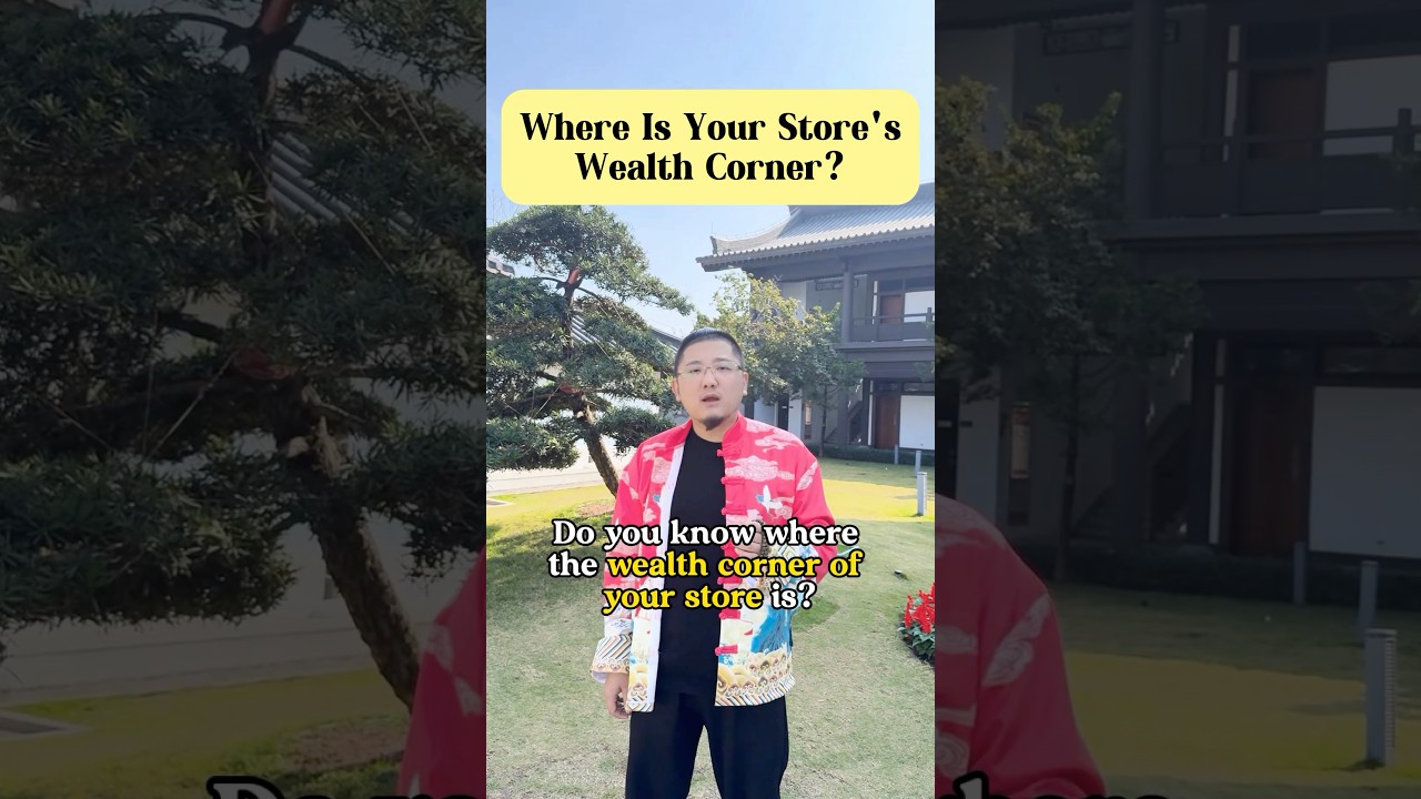 Where is the wealth corner of your store?💰