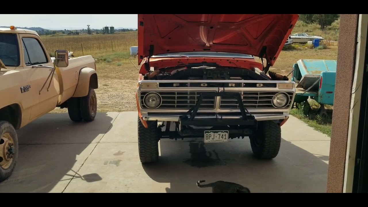 low buck diy 460 ford single turbo setup.
